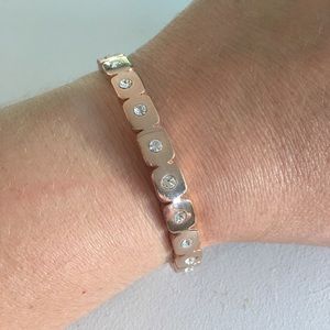Premier Designs rose gold bracelet - like new!